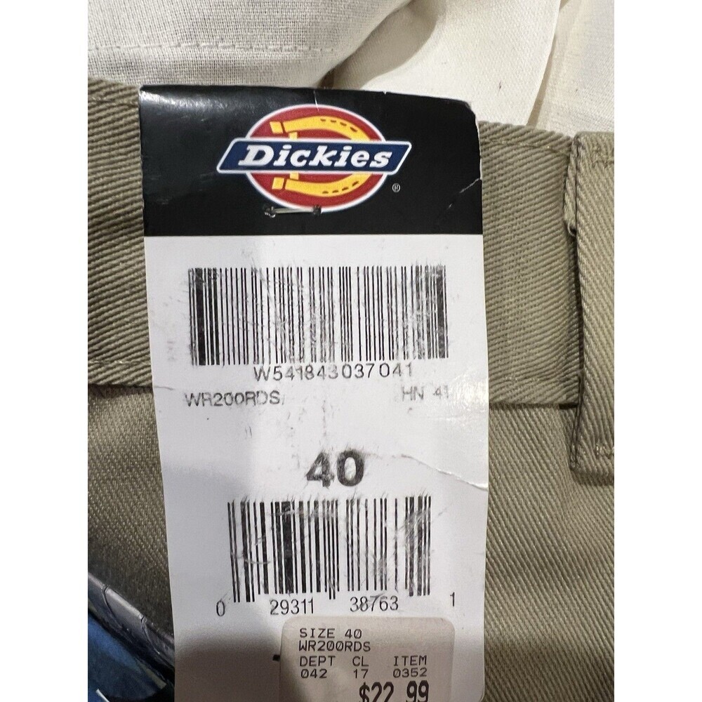 NWT Dickies Loose Fit Multi Pocket Mens Size 40 Work Shorts Tan Khaki Brown - Picture 5 of 7